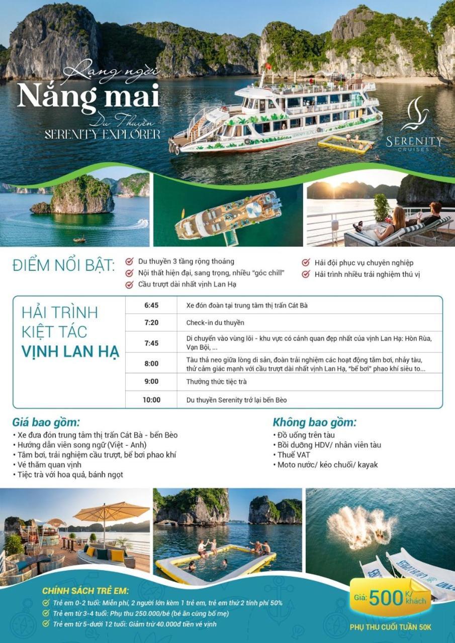 Nhat Anh Hotel Cat Ba Dong Khe Sau Bagian luar foto